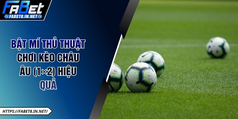 Bật mí thủ thuật chơi kèo châu Âu (1×2) hiệu quả
