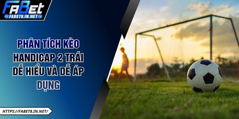 Phân tích kèo Handicap 2 trái dễ hiểu và dễ áp dụng